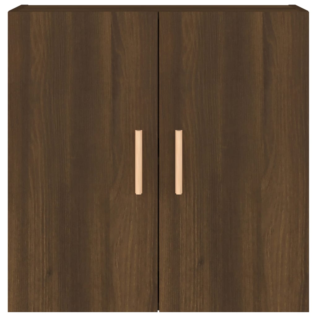 vidaXL Armario de pared madera contrachapada marrón roble 60x30x60 cm