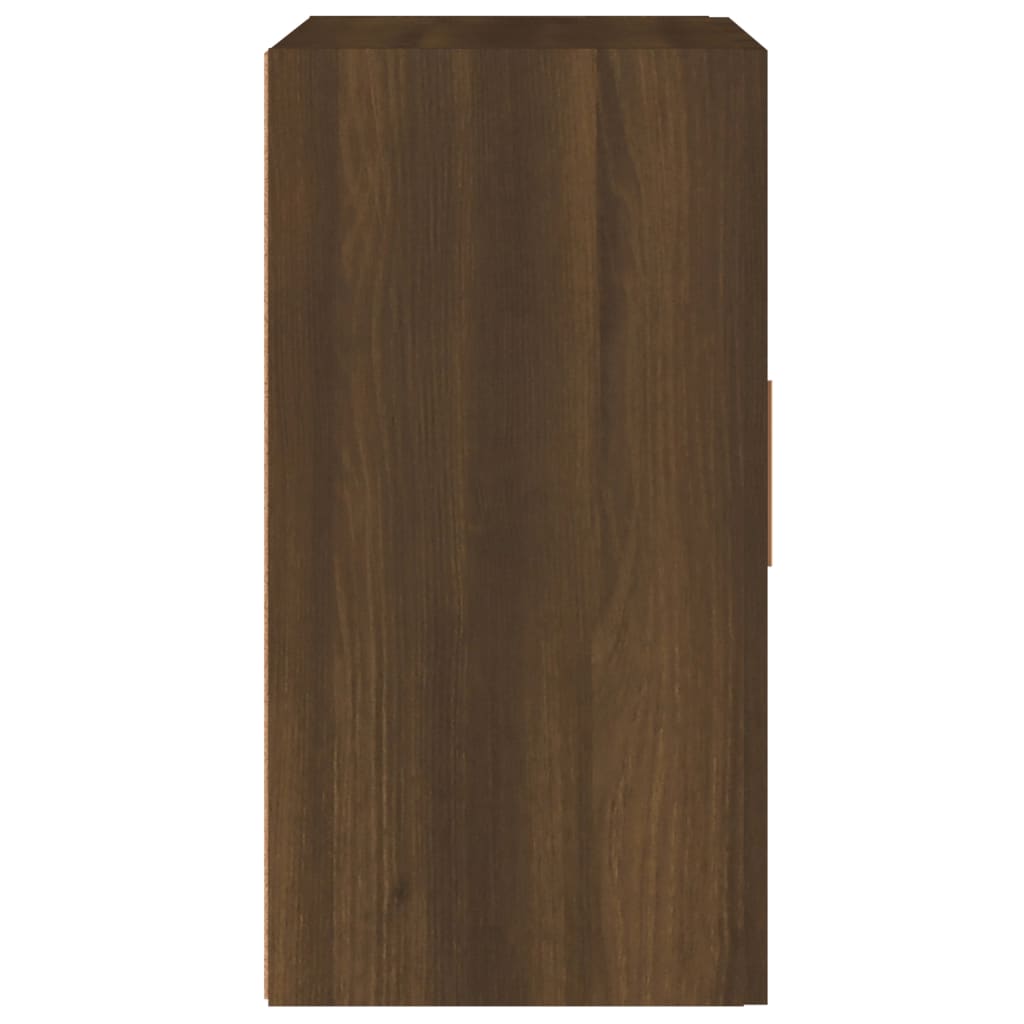 vidaXL Armario de pared madera contrachapada marrón roble 60x30x60 cm