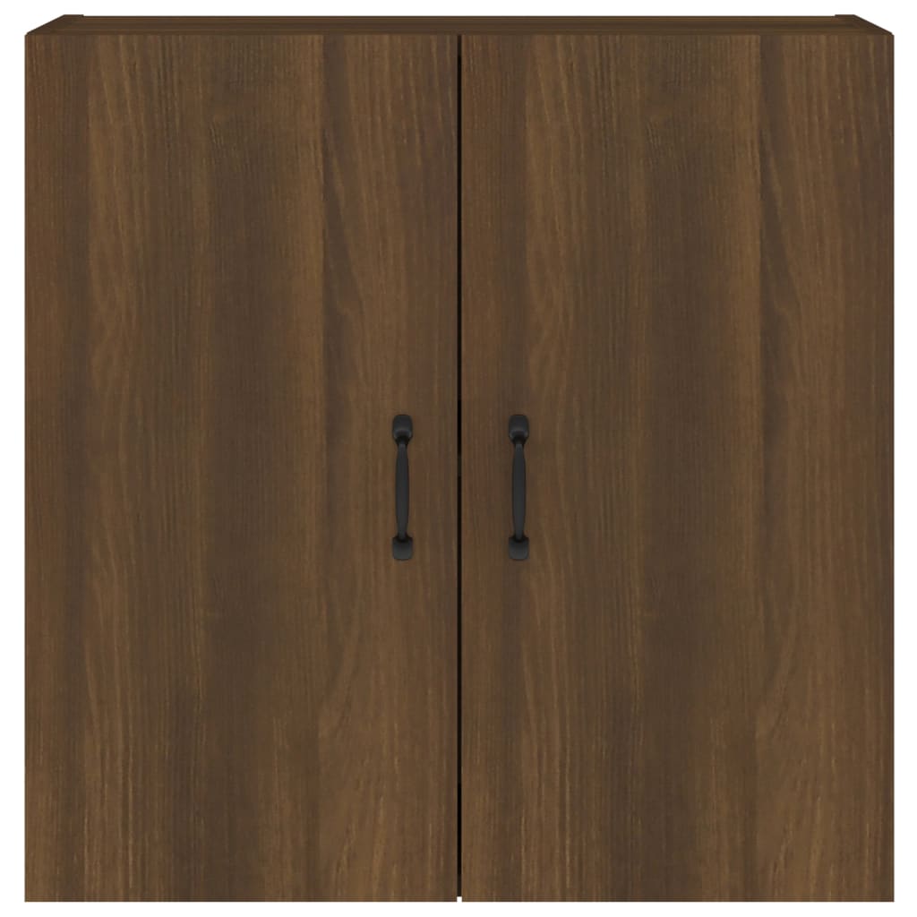 vidaXL Armario de pared madera contrachapada marrón roble 60x31x60 cm