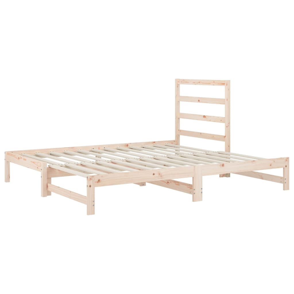 vidaXL Sofá cama extraíble sin colchón 2x(90x190) cm