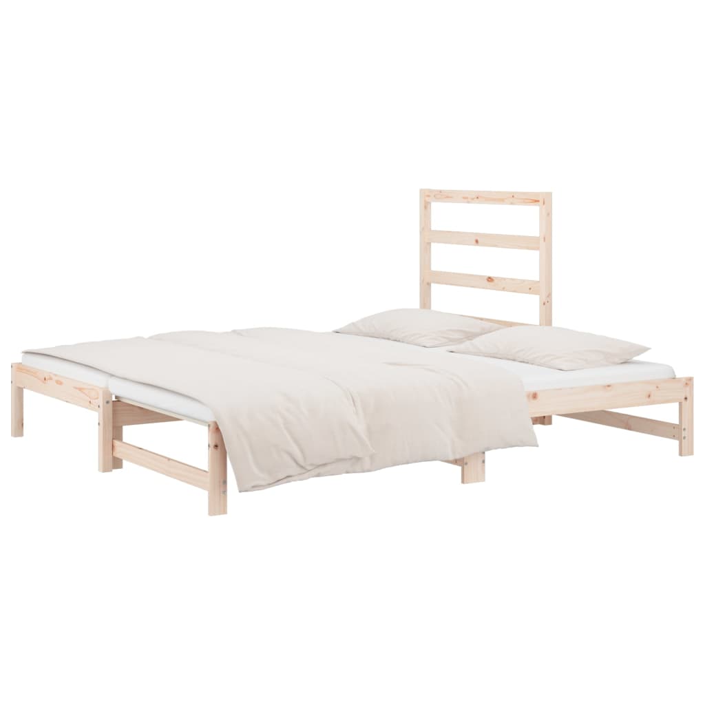 vidaXL Sofá cama extraíble sin colchón 2x(90x190) cm