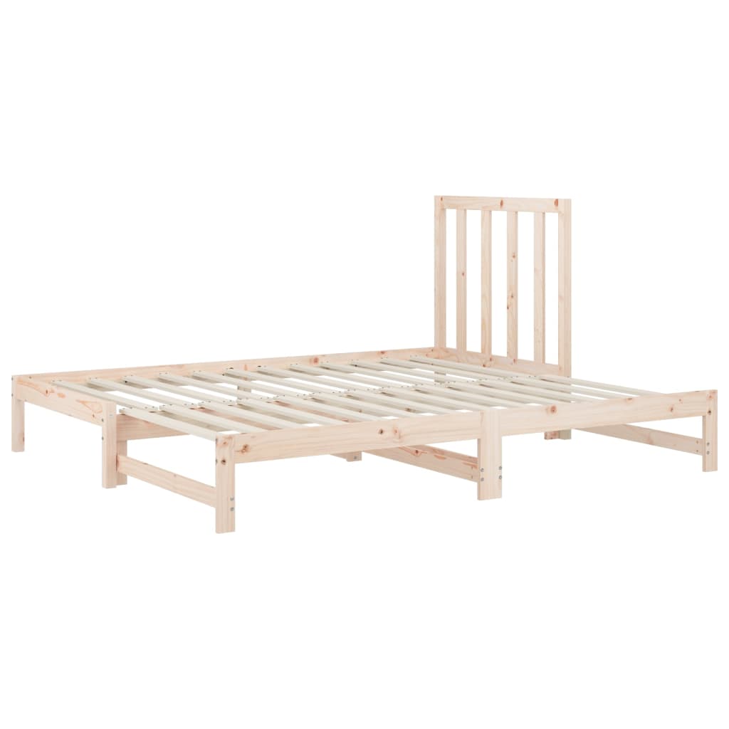 vidaXL Sofá cama extraíble sin colchón 2x(90x200) cm