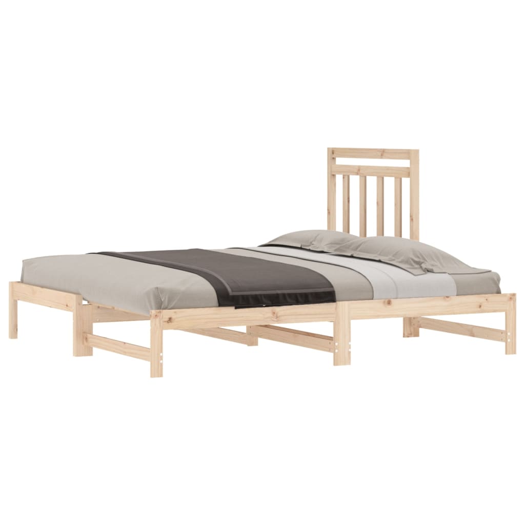 vidaXL Sofá cama extraíble sin colchón 2x(90x190) cm