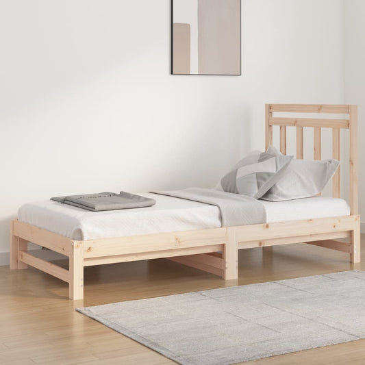 vidaXL Sofá cama extraíble sin colchón 2x(90x190) cm