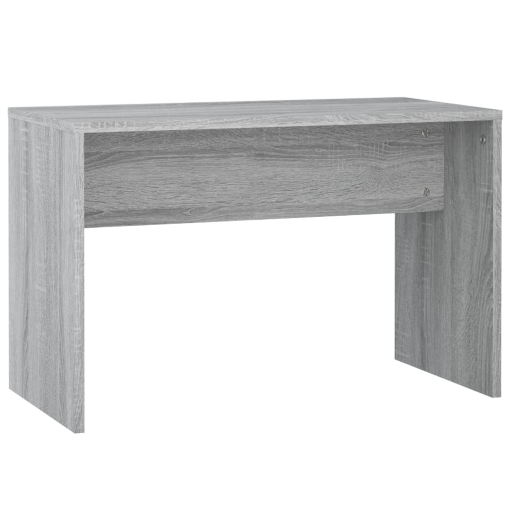 vidaXL Juego de tocador con LED madera contrachapada gris Sonoma