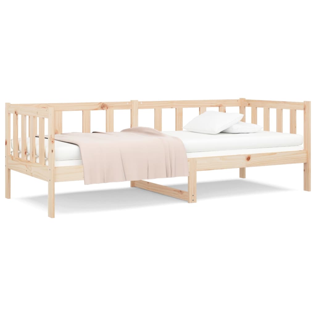 vidaXL Sofá cama sin colchón madera maciza de pino 80x200 cm