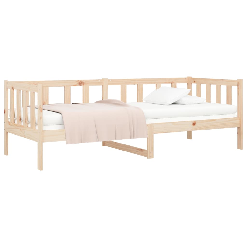 vidaXL Sofá cama sin colchón madera maciza de pino 80x200 cm