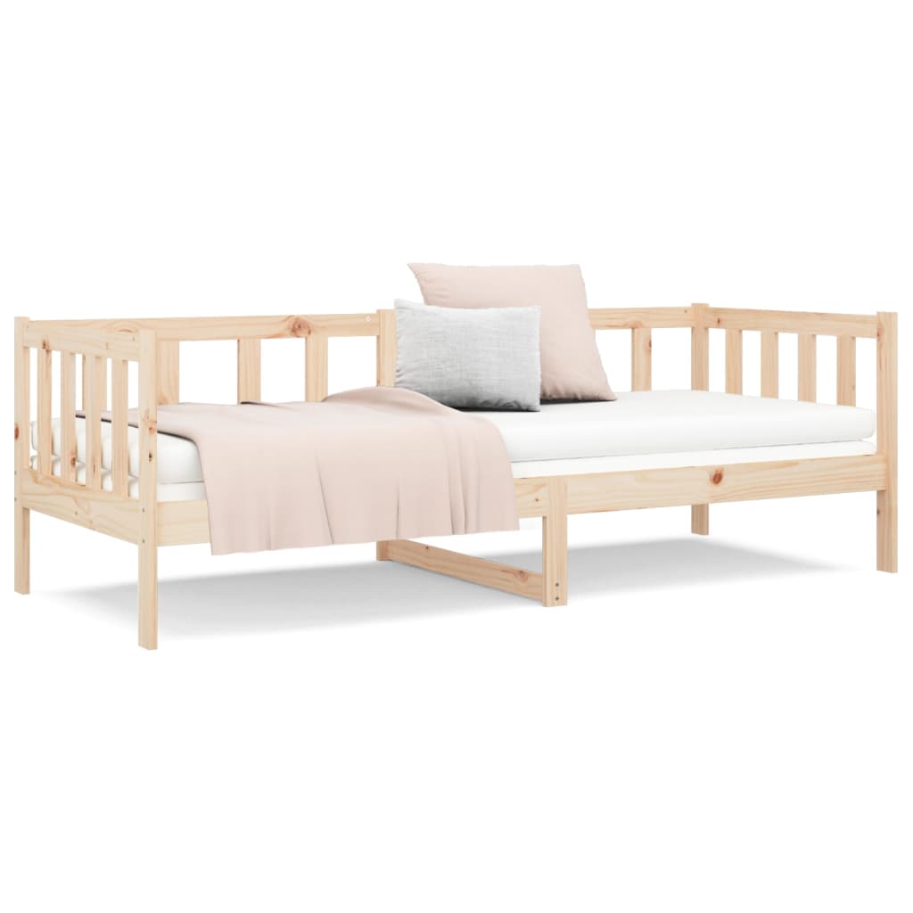 vidaXL Sofá cama sin colchón madera maciza de pino 80x200 cm