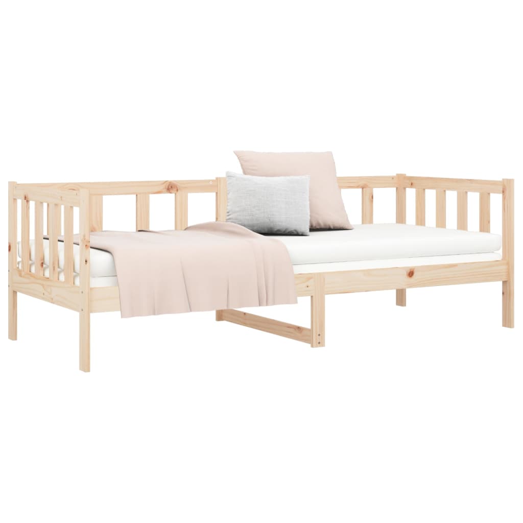 vidaXL Sofá cama sin colchón madera maciza de pino 80x200 cm