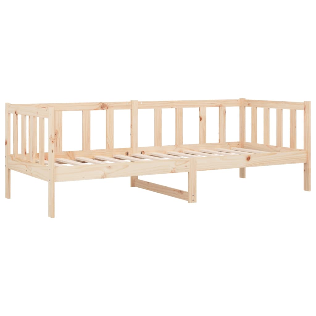 vidaXL Sofá cama sin colchón madera maciza de pino 80x200 cm