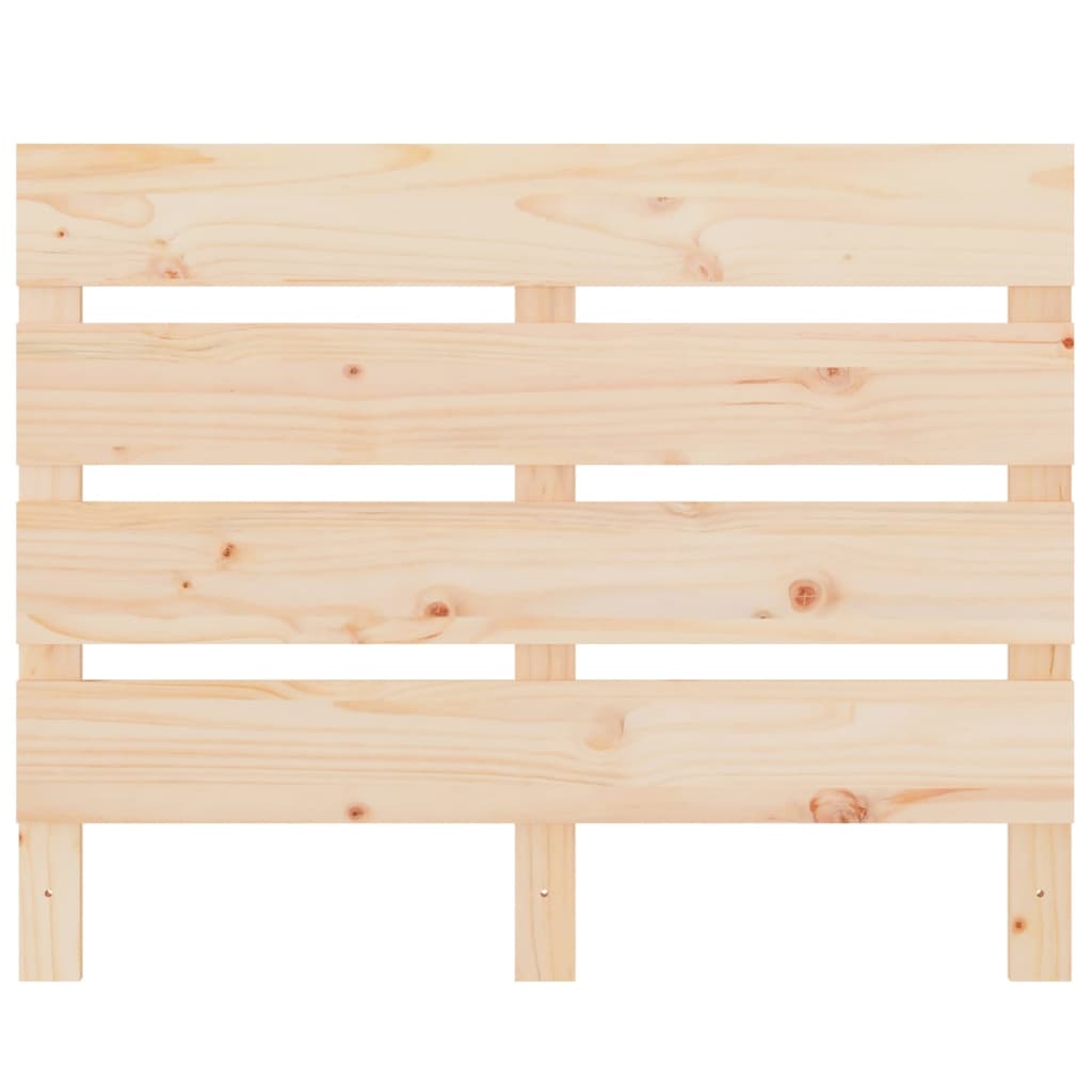 vidaXL Cabecero de cama madera maciza de pino 90x3x80 cm