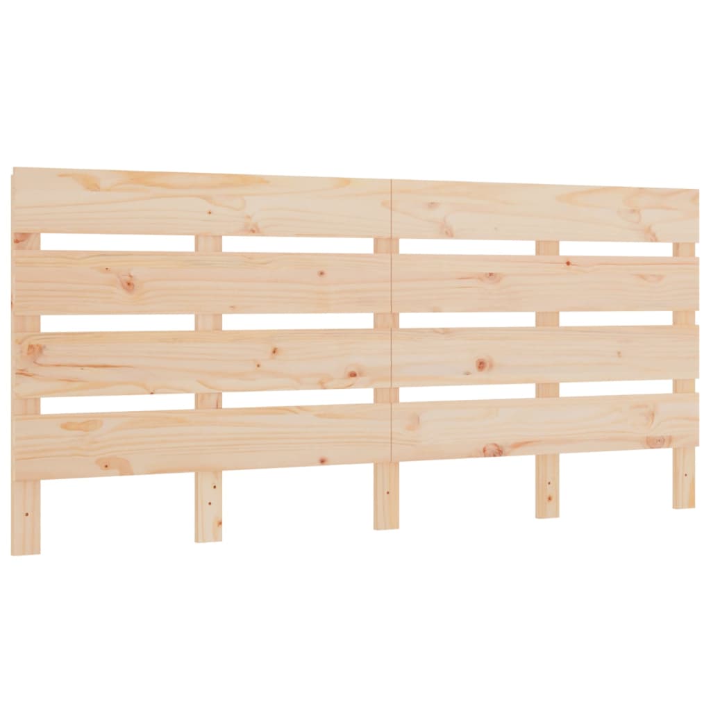 vidaXL Cabecero de cama madera maciza de pino 160x3x80 cm