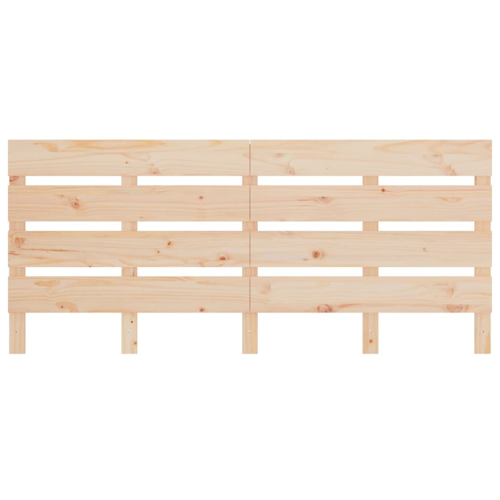 vidaXL Cabecero de cama madera maciza de pino 180x3x80 cm