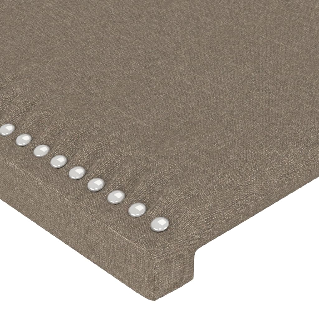 vidaXL Cabecero de tela gris taupe 80x5x78/88 cm