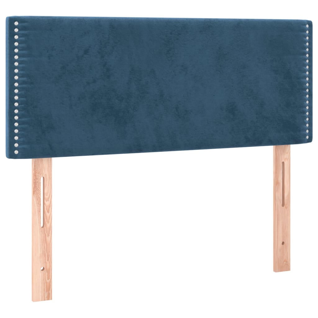 vidaXL Cabecero de terciopelo azul oscuro 80x5x78/88 cm