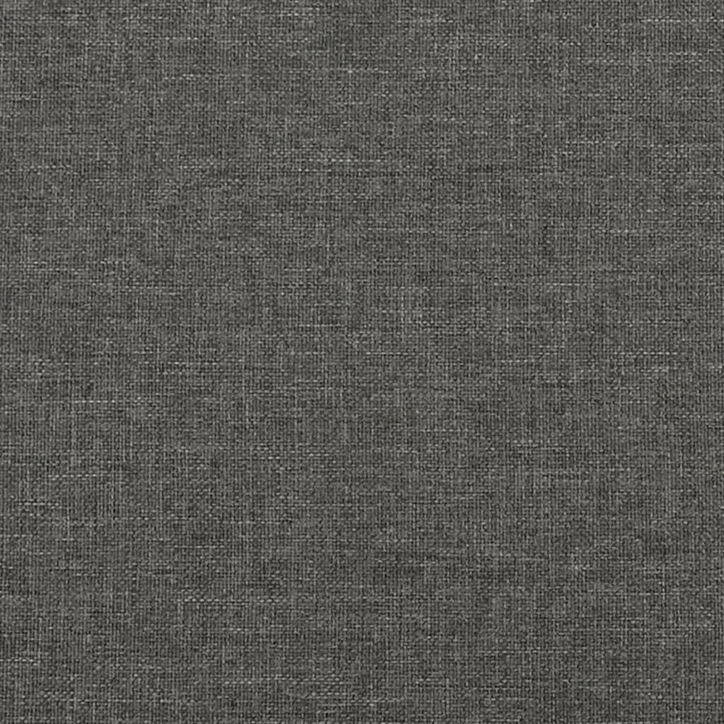 vidaXL Cabecero de tela gris oscuro 90x5x78/88 cm