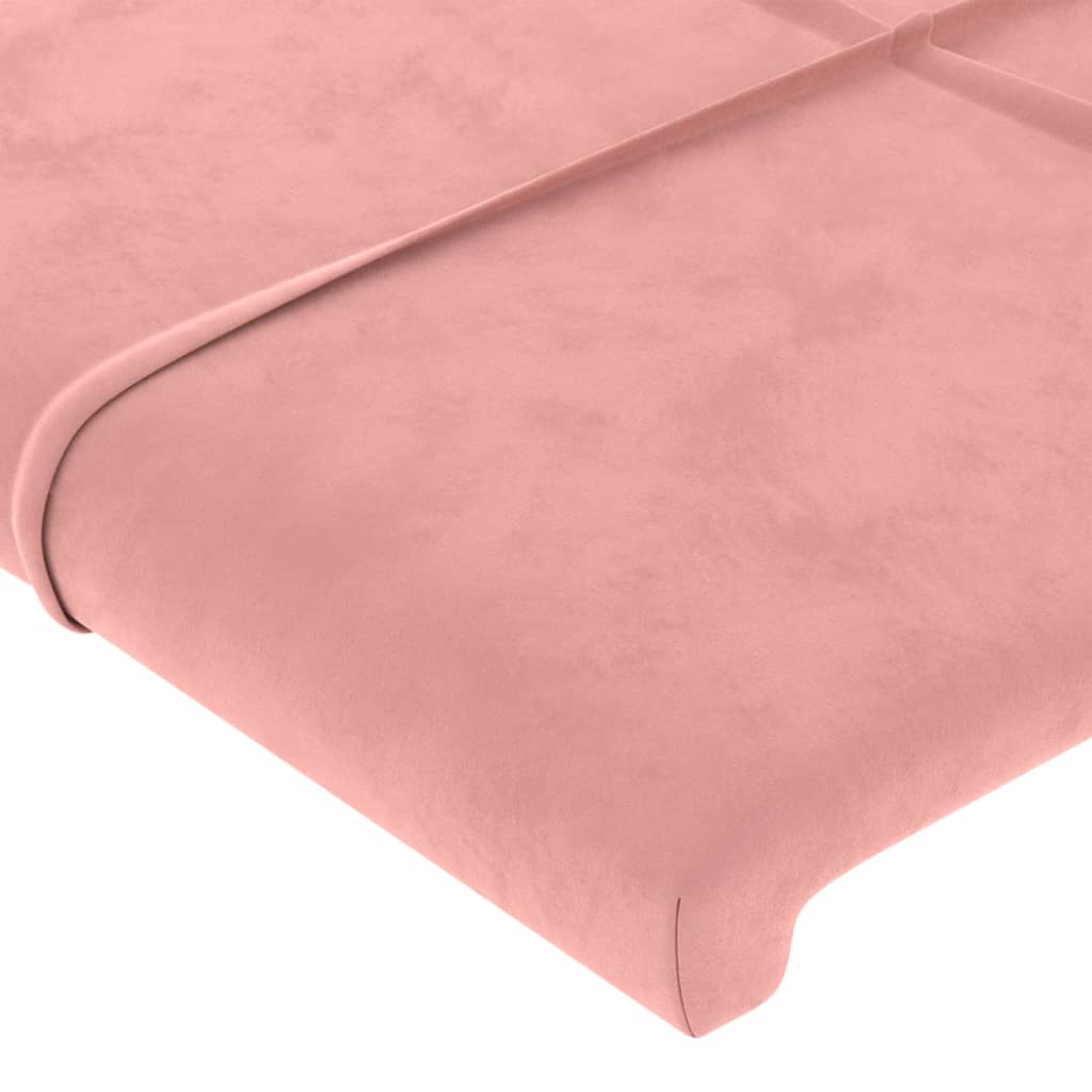 vidaXL Cabecero de terciopelo rosa 80x5x78/88 cm