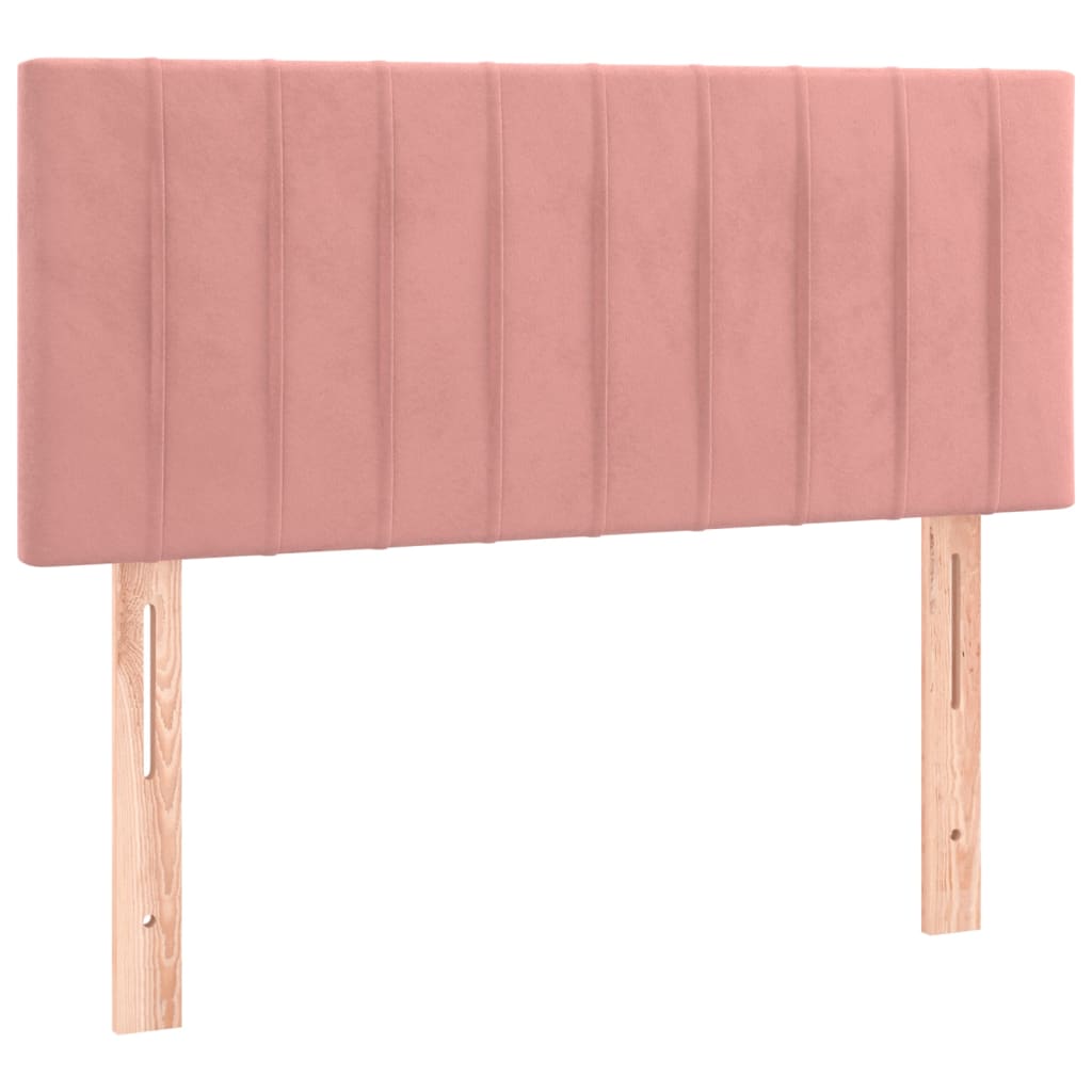 vidaXL Cabecero de terciopelo rosa 80x5x78/88 cm