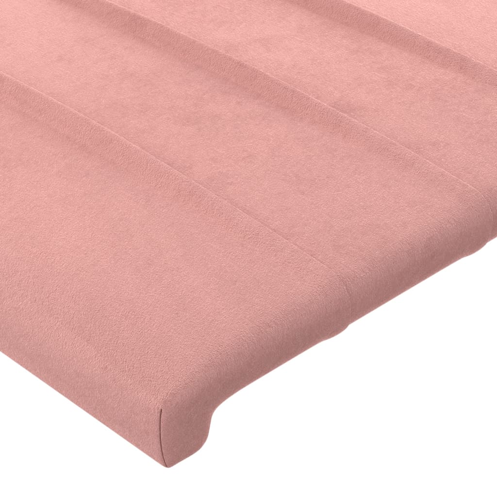 vidaXL Cabecero de terciopelo rosa 80x5x78/88 cm