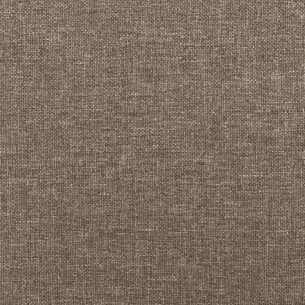 vidaXL Cabecero de tela gris taupe 90x7x78/88 cm