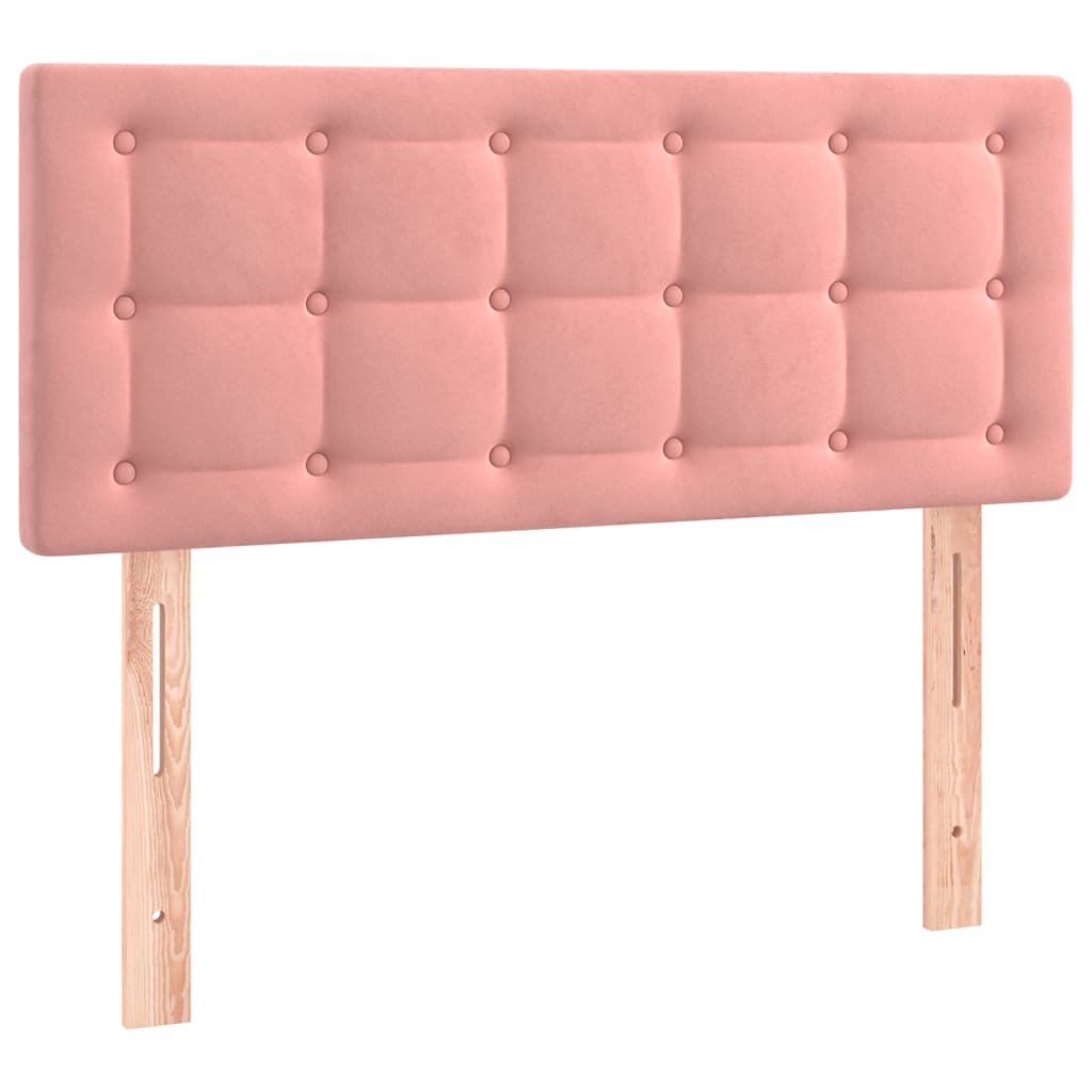 vidaXL Cabecero de terciopelo rosa 80x5x78/88 cm