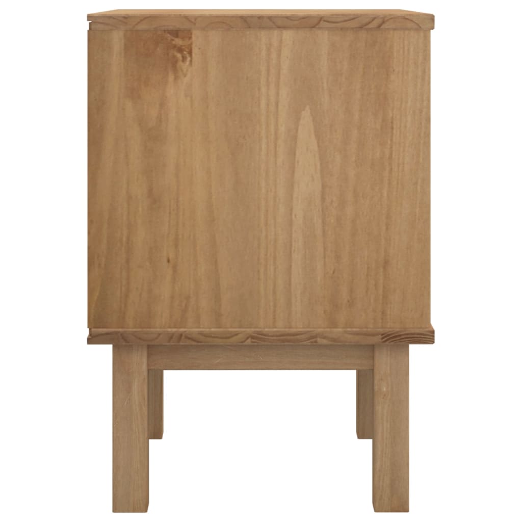 vidaXL Mesita de noche OTTA madera maciza de pino 45x39x57 cm