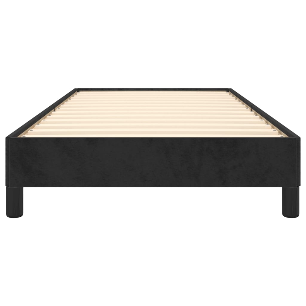 vidaXL Estructura de cama sin colchón terciopelo negro 100x200 cm