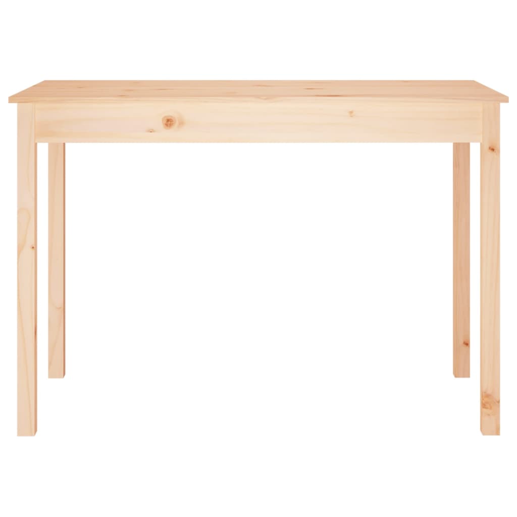 vidaXL Mesa de comedor madera maciza de pino 110x55x75 cm