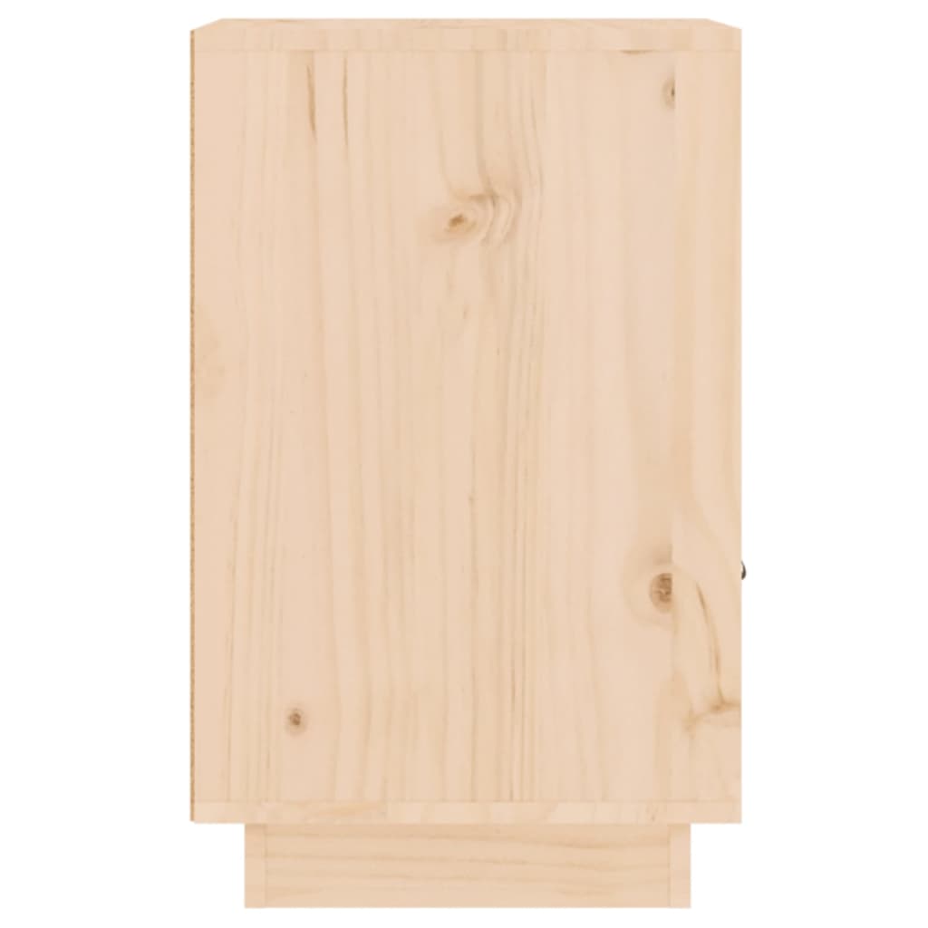 vidaXL Mesitas de noche 2 uds madera maciza de pino 40x34x55 cm