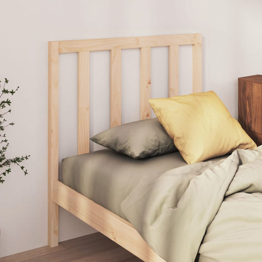 vidaXL Cabecero de cama madera maciza de pino 95x4x100 cm