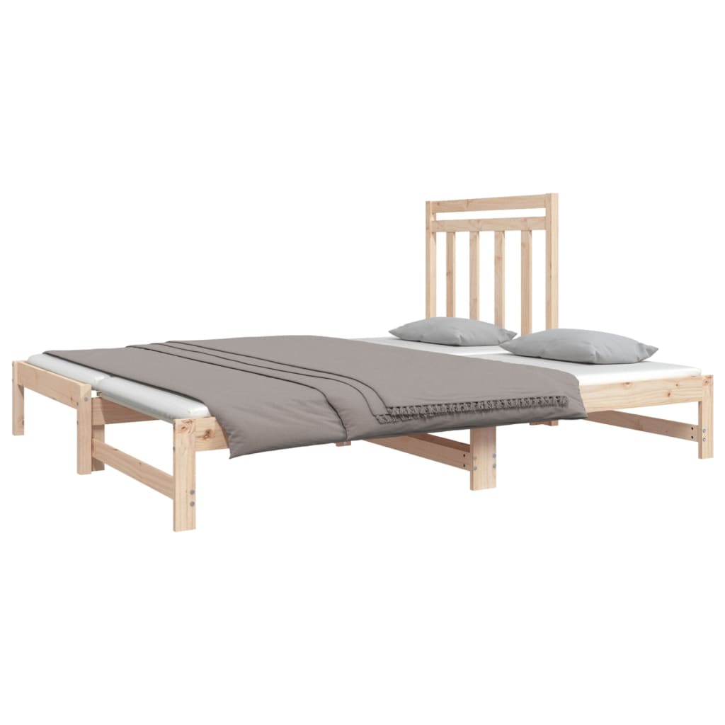 vidaXL Sofá cama extraíble sin colchón 2x(90x190) cm