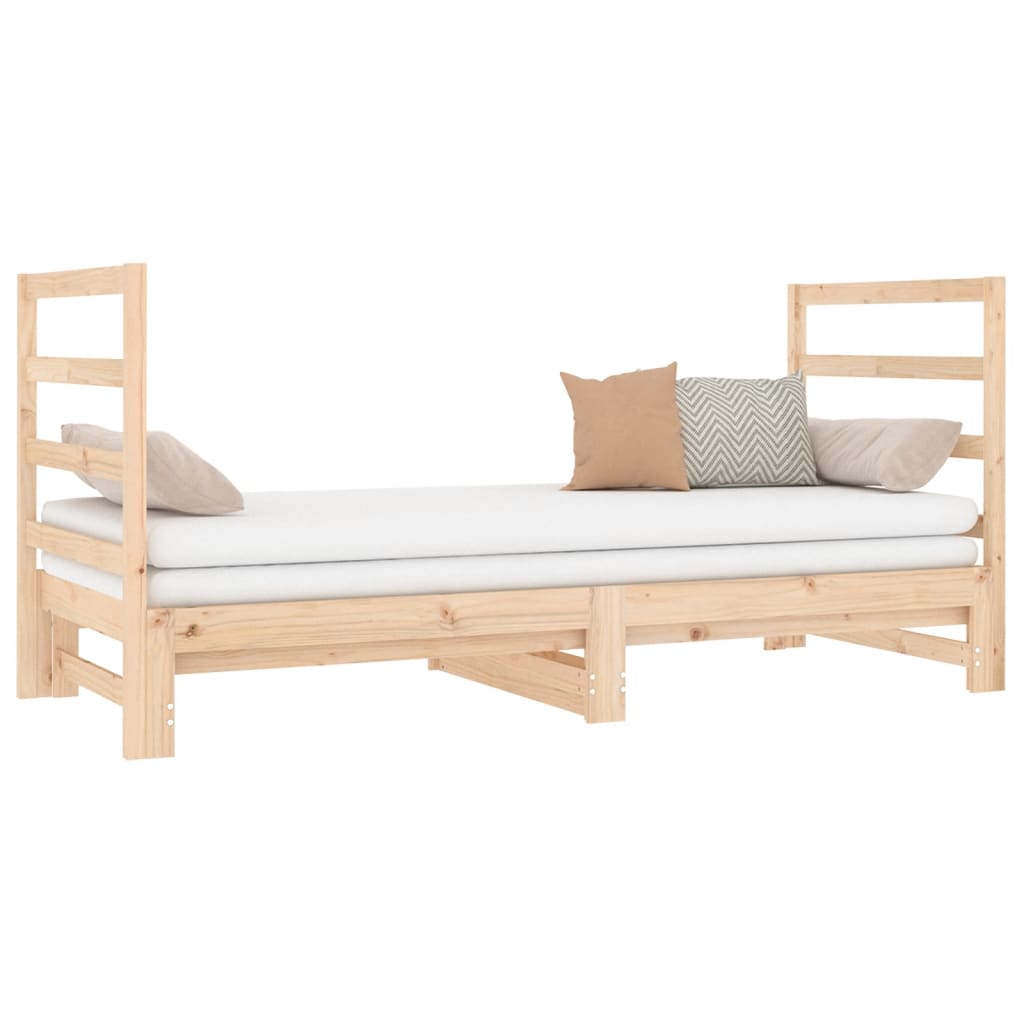 vidaXL Sofá cama extraíble sin colchón 2x(90x190) cm