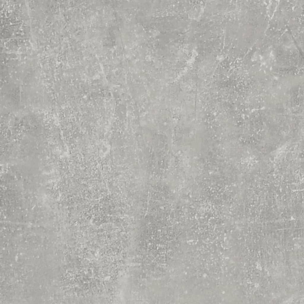 vidaXL Mesitas de noche de pared 2 uds gris hormigón 50x36x25 cm