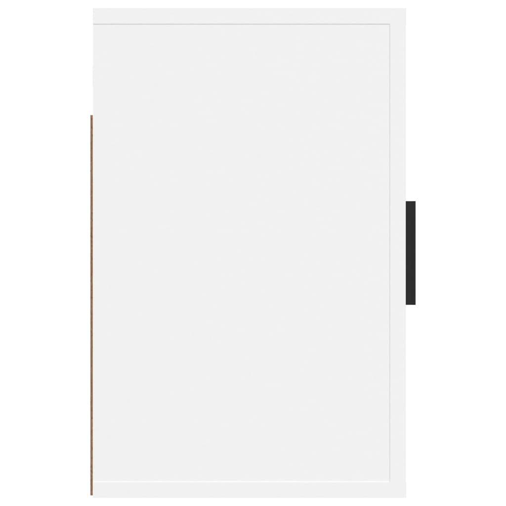 vidaXL Mesitas de noche de pared 2 uds blanco 50x30x47 cm