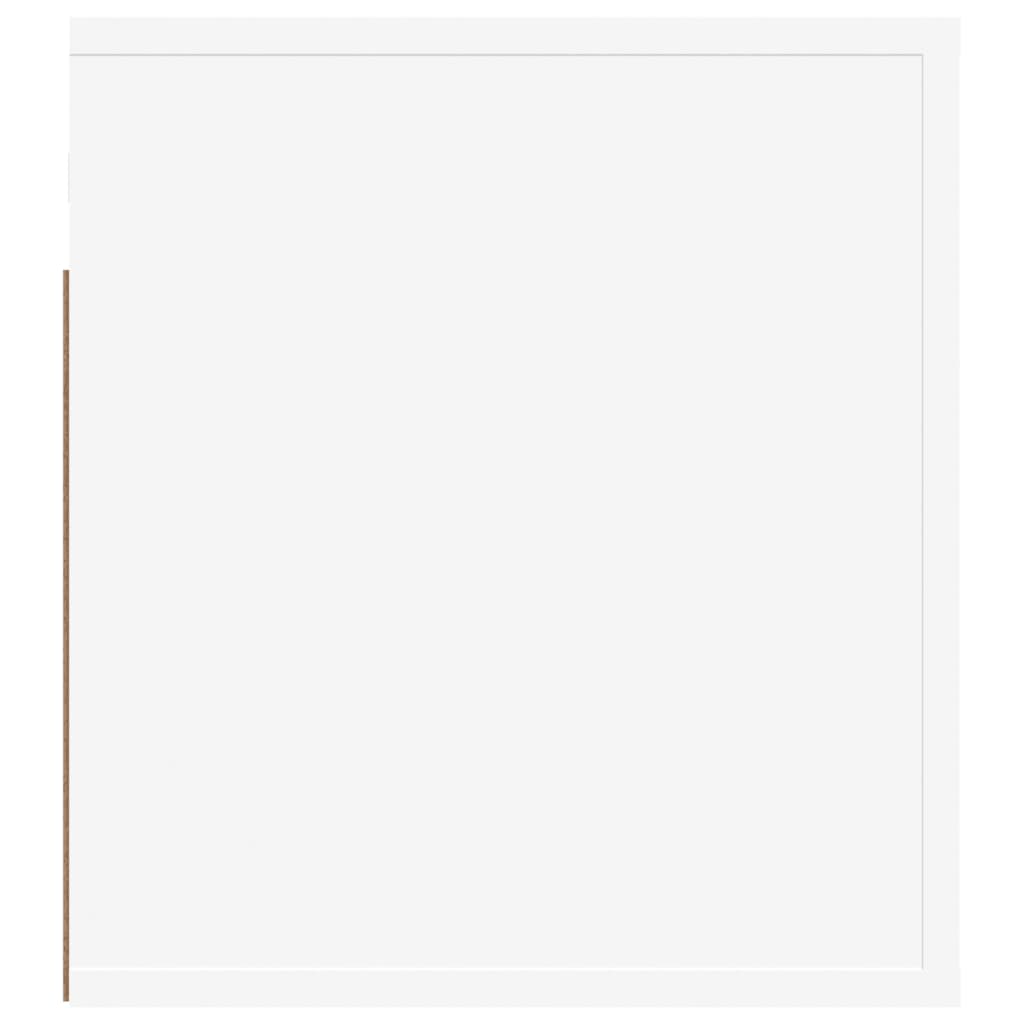 vidaXL Mesitas de noche de pared 2 uds blanco 50x36x40 cm