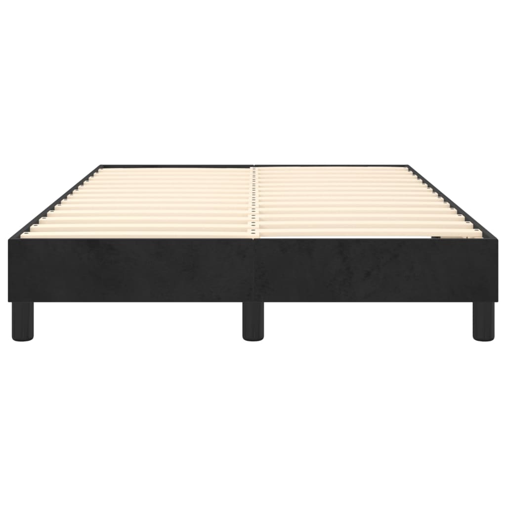 vidaXL Estructura de cama sin colchón terciopelo negro 120x200 cm