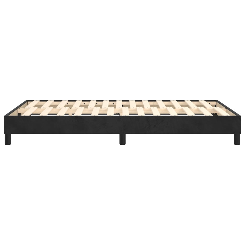 vidaXL Estructura de cama sin colchón terciopelo negro 120x200 cm