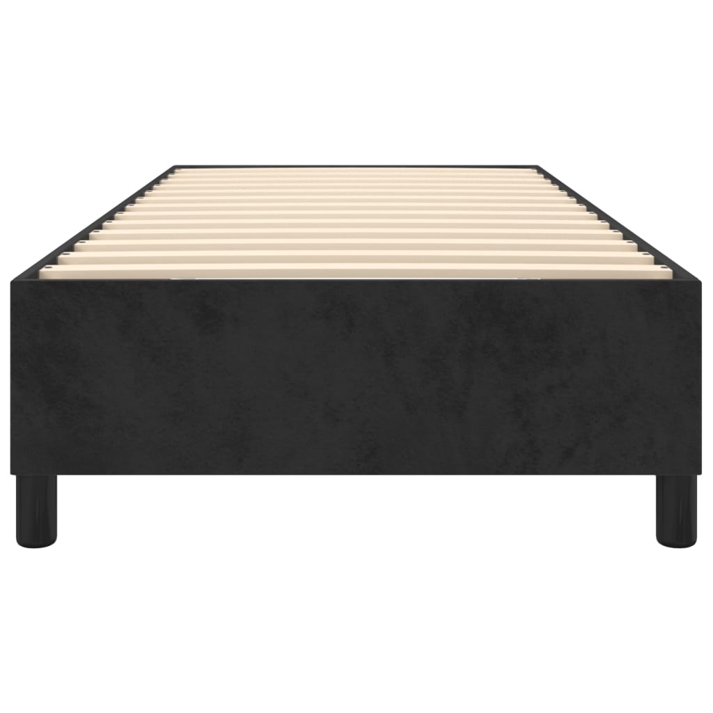 vidaXL Estructura de cama sin colchón terciopelo negro 100x200 cm