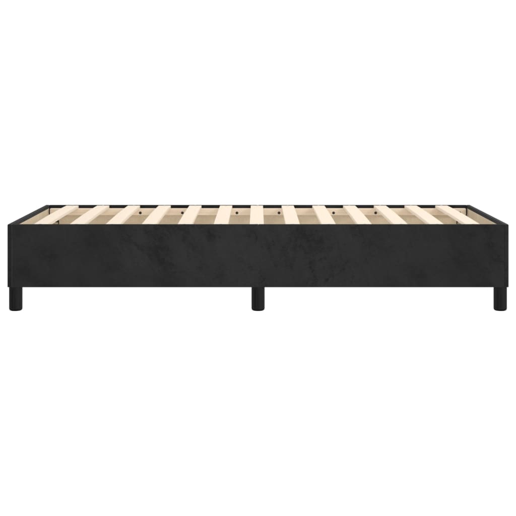 vidaXL Estructura de cama sin colchón terciopelo negro 100x200 cm