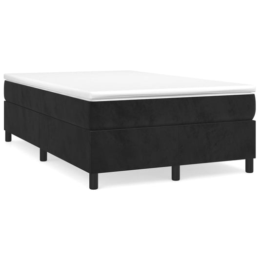 vidaXL Estructura de cama sin colchón terciopelo negro 120x200 cm