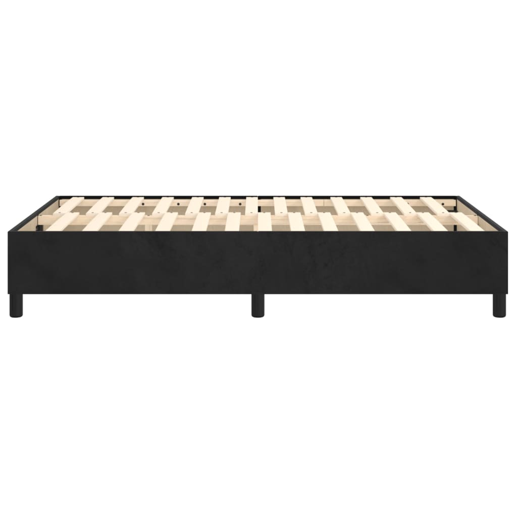 vidaXL Estructura de cama sin colchón terciopelo negro 120x200 cm