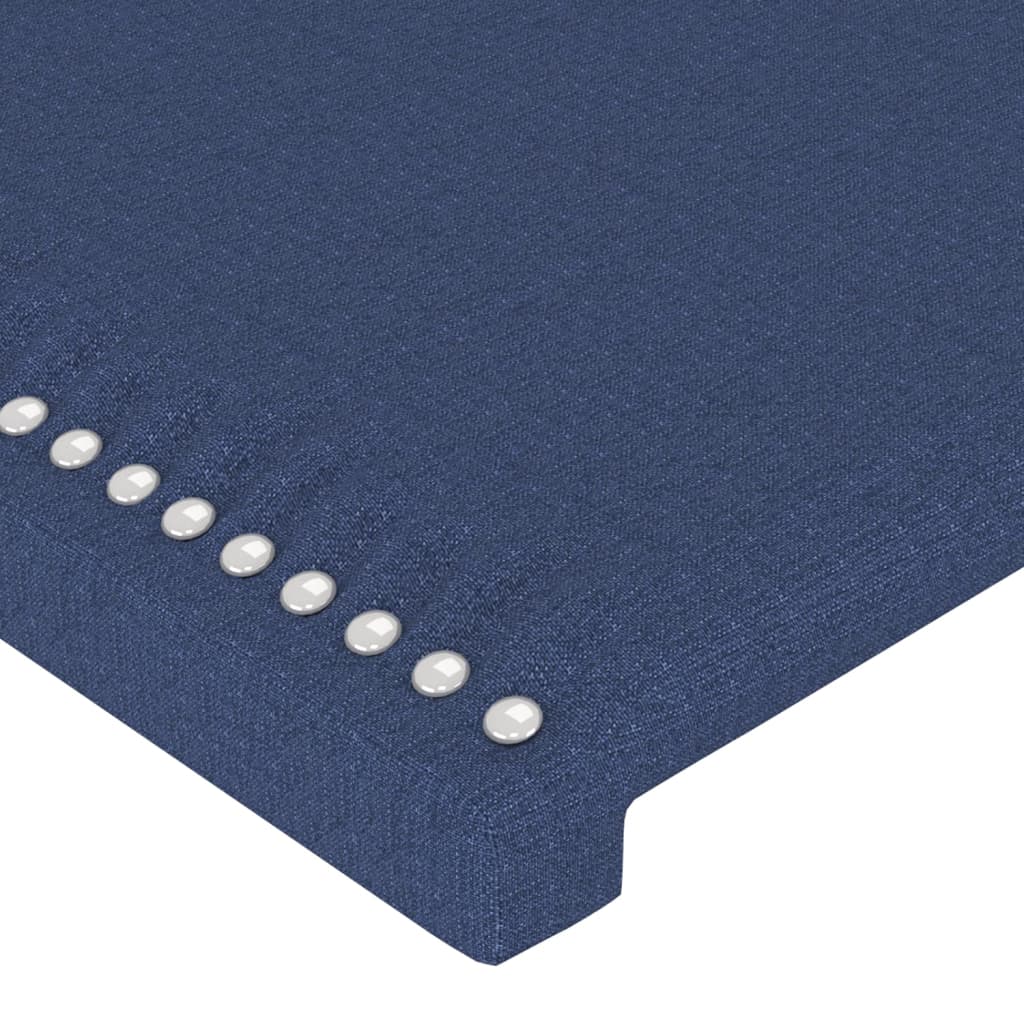 vidaXL Cabeceros 4 unidades tela azul 72x5x78/88 cm