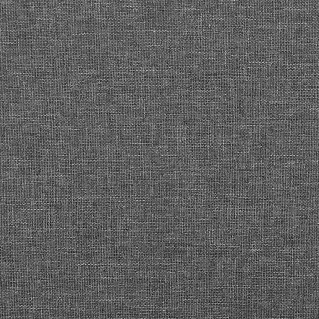 vidaXL Cabeceros 2 unidades de tela gris oscuro 90x5x78/88 cm