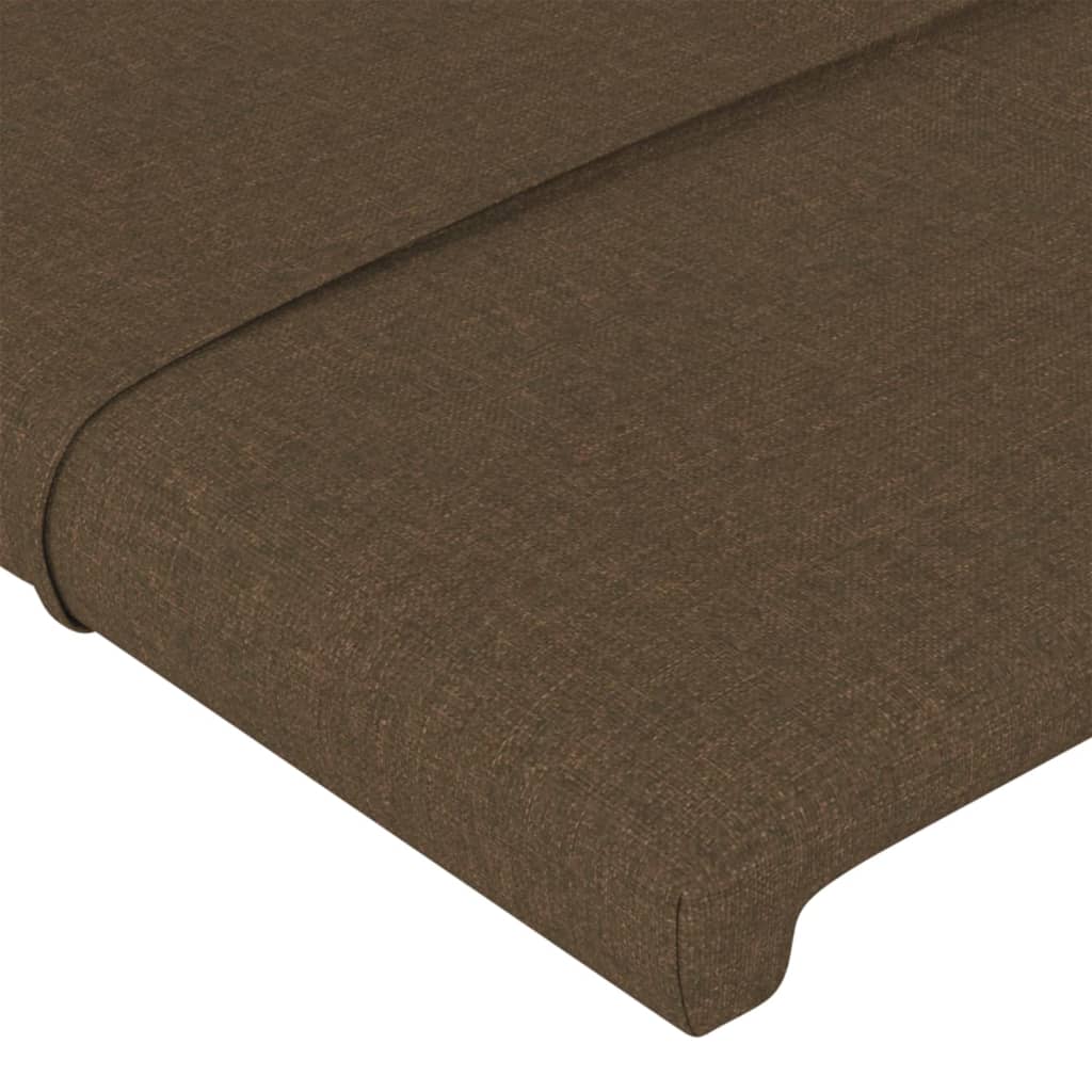 vidaXL Cabecero de tela gris oscuro 203x23x78/88 cm