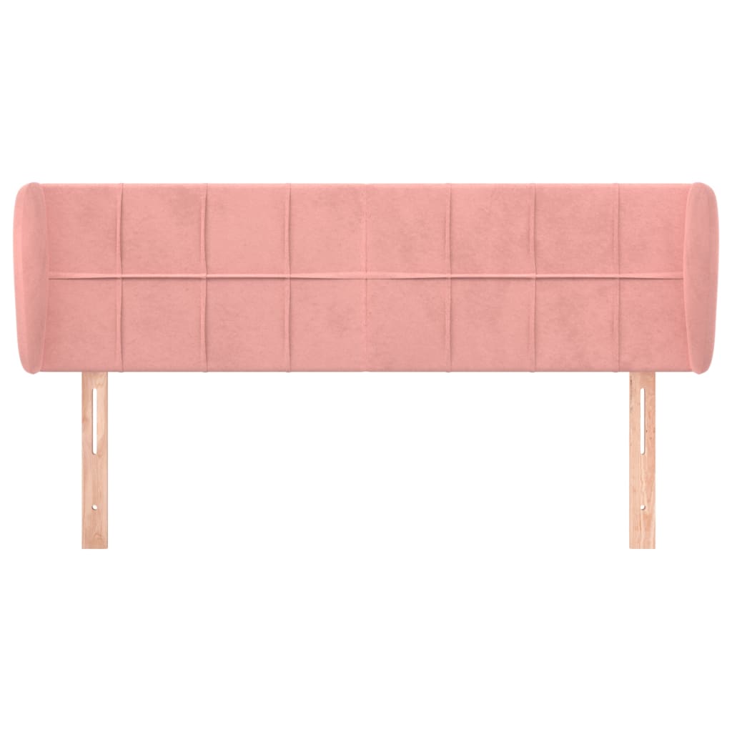 vidaXL Cabecero de terciopelo rosa 147x23x78/88 cm