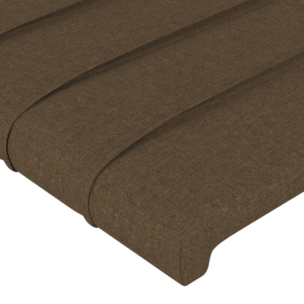 vidaXL Cabecero de tela gris oscuro 103x23x78/88 cm