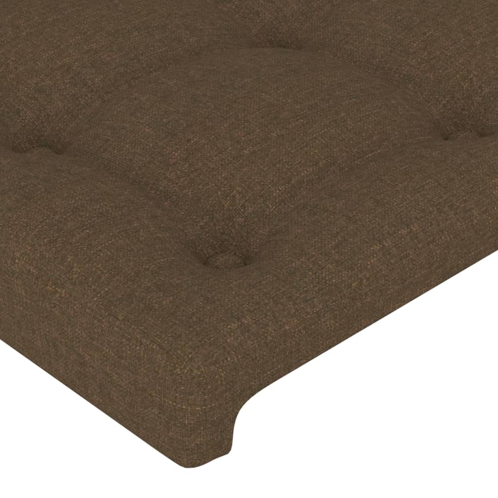 vidaXL Cabecero de tela gris oscuro 103x23x78/88 cm