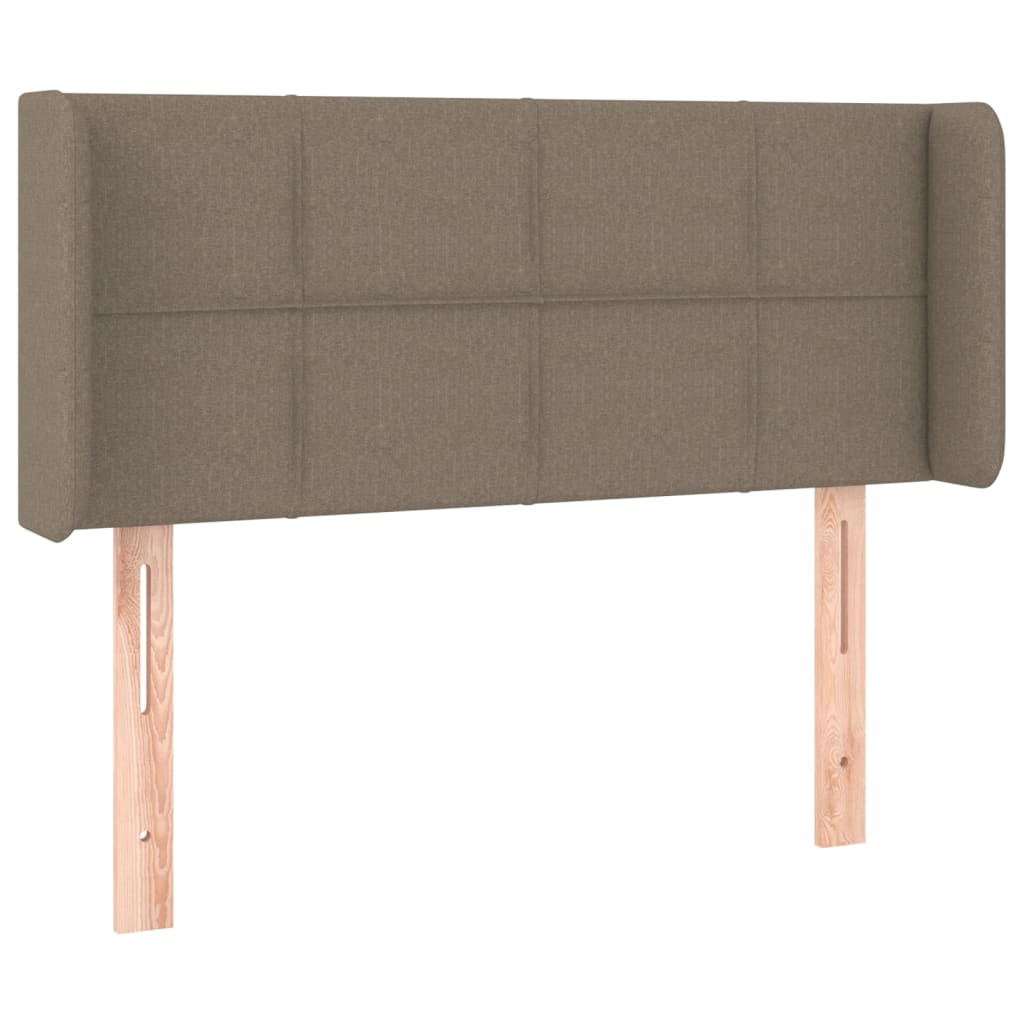 vidaXL Cabecero de tela gris taupe 83x16x78/88 cm