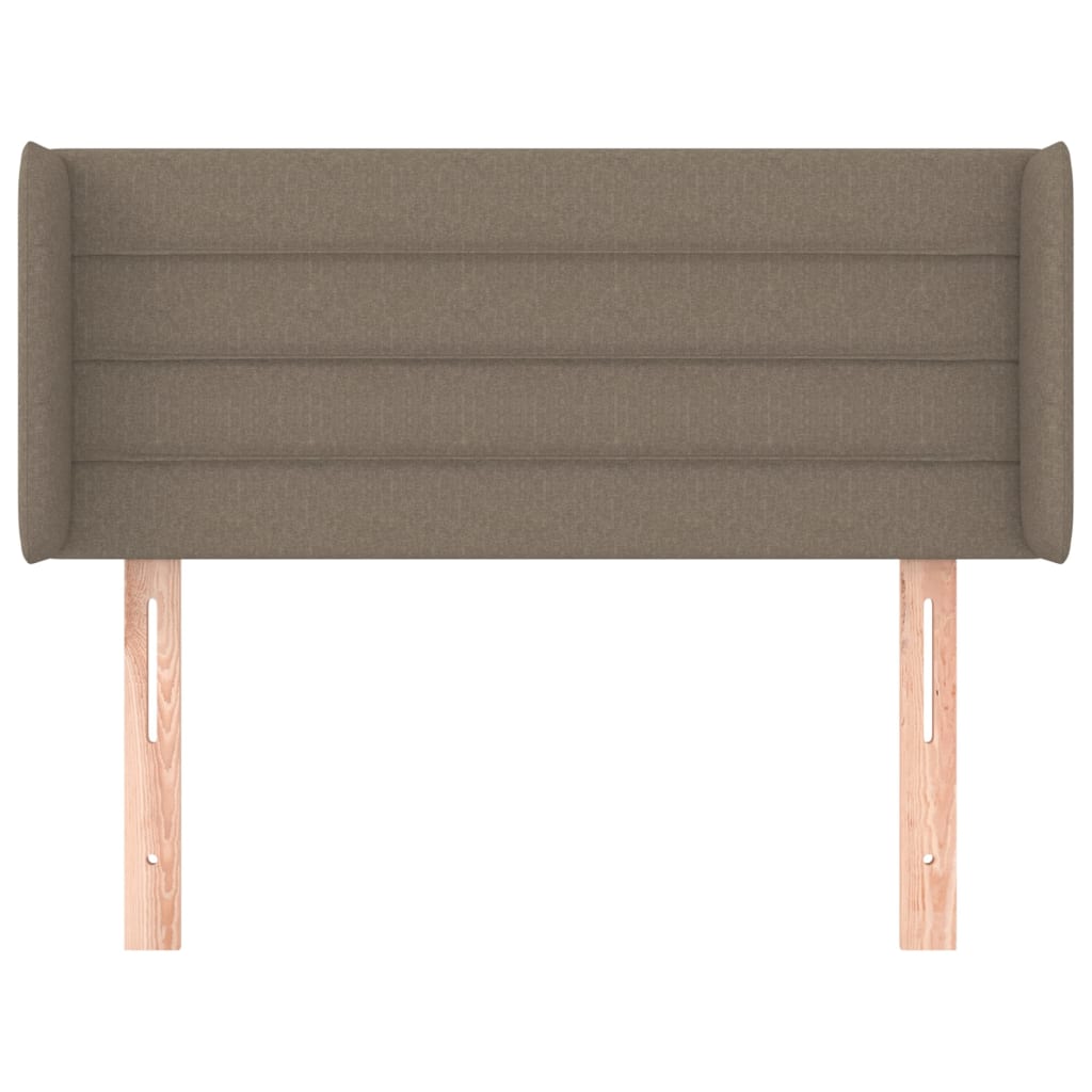 vidaXL Cabecero de tela gris taupe 93x16x78/88 cm