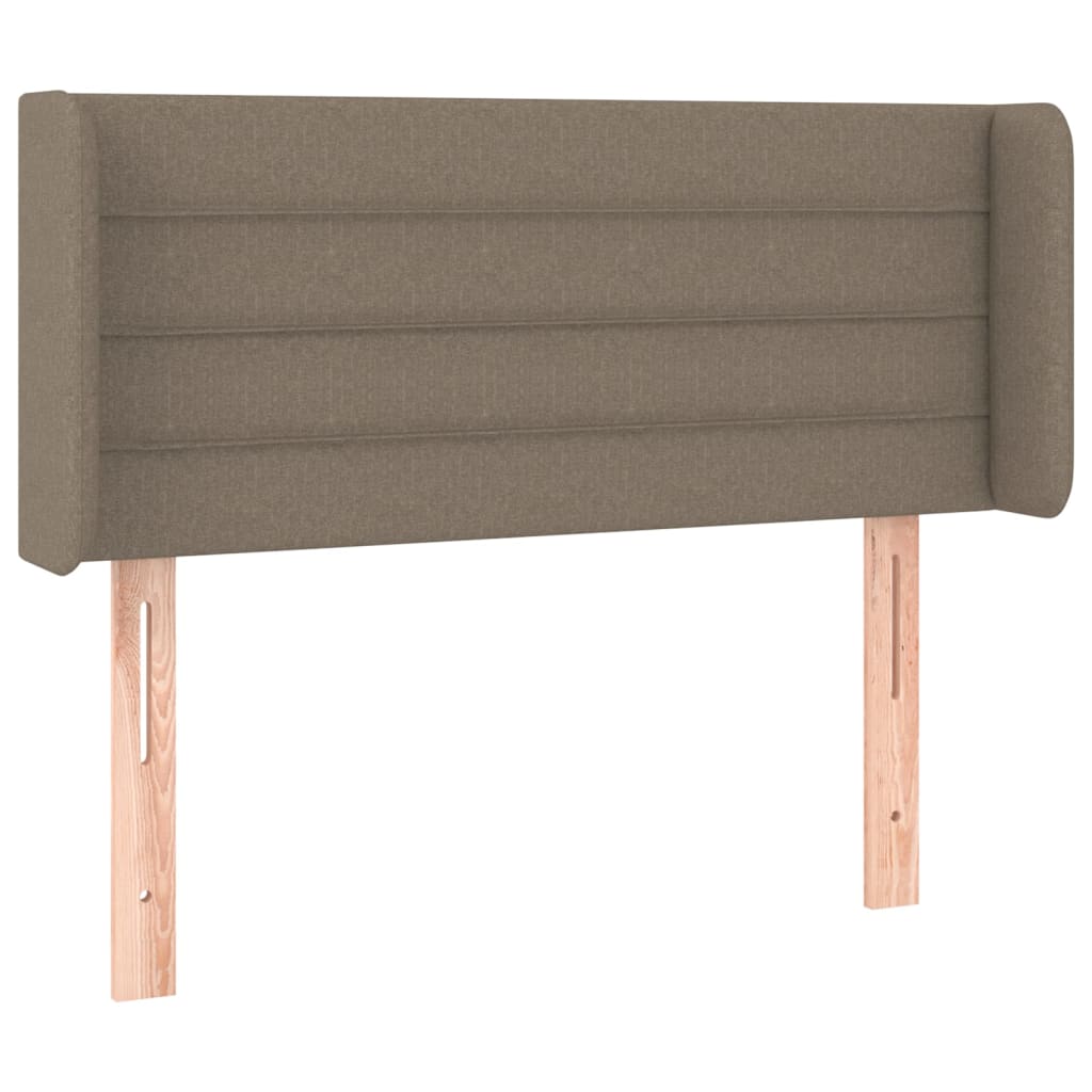 vidaXL Cabecero de tela gris taupe 103x16x78/88 cm